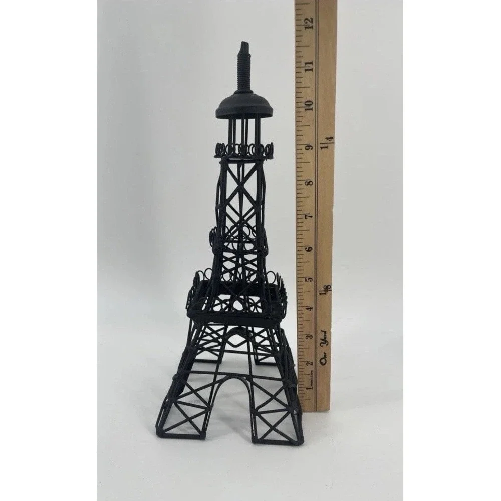 Eiffel Tower Metal Decor Black Table Centerpiece‎ Paris Style Home Accent